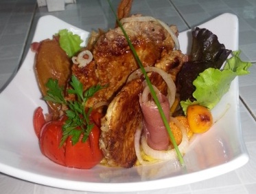 Recetas de la cocina regional santiaguera: CHULETA DE CERDO CON SALSA BARBECUE