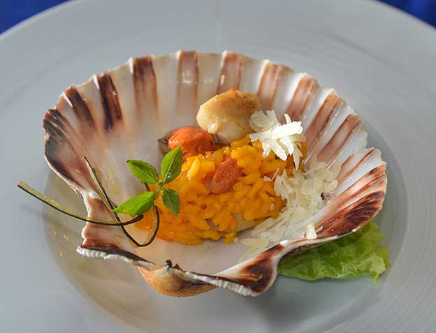 Una sopa que se toma con tenedor