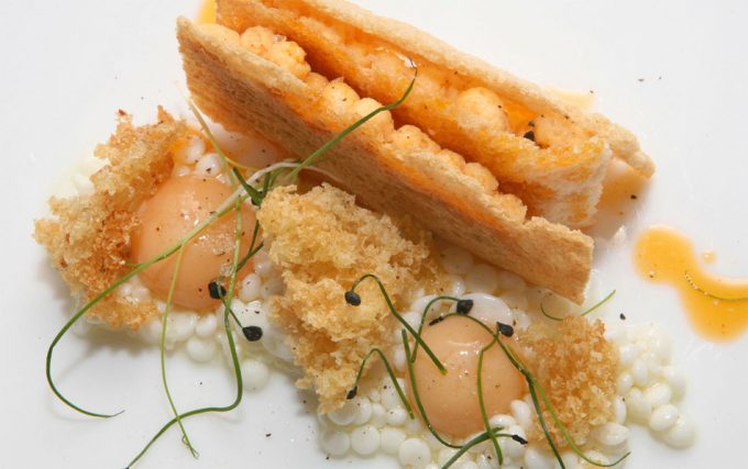 Huevos con chorizo de Ángel Palacios