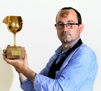 Joffre Tarrida, de Cal Pere Tarrida en El Prat de Llobregat proclamado, Nariz de Oro 2013