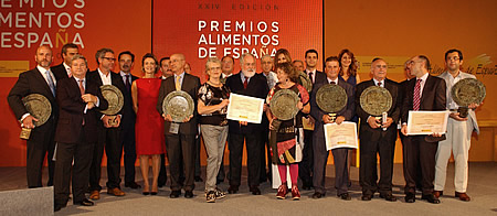 Entregan Premios Alimentos de España 2011