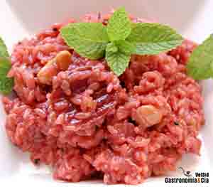 Receta de Risotto de remolacha