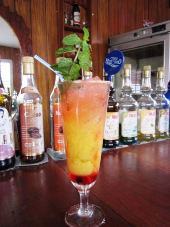 Cóctel "Sex on the beach"