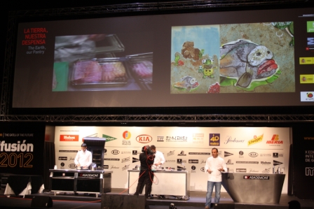 Plato que reproduce movimiento de las olas asombra a los chefs