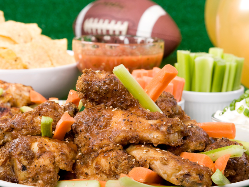 alitas de pollo superbowl