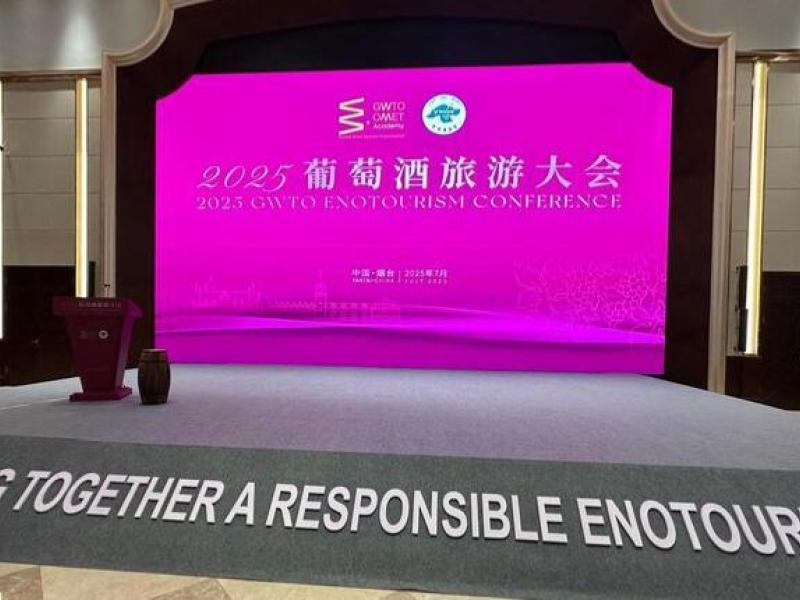 Auditorio de la Cumbre de Enoturismo Responsable en Yantai