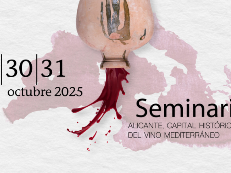 cartel congreso Alicante capital histórica del vino mediterráneo
