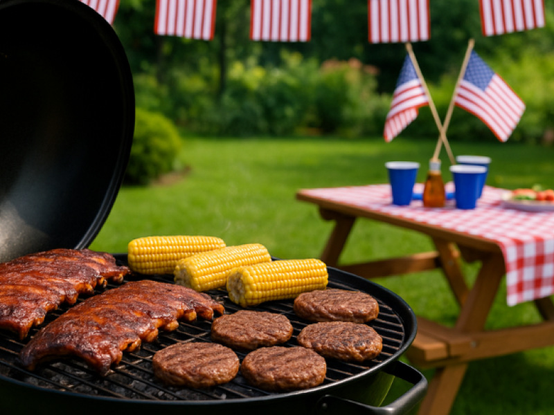 Barbacoa comida típica 4 de julio