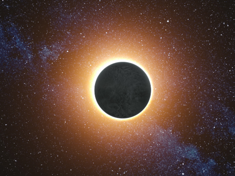 Eclipse solar y alimentación