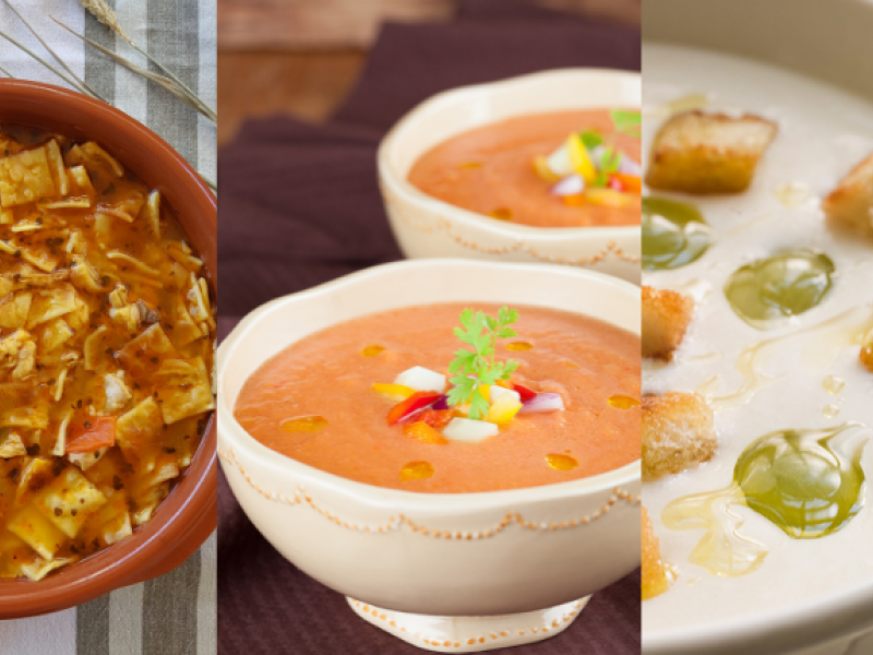 Tipos de gazpacho español