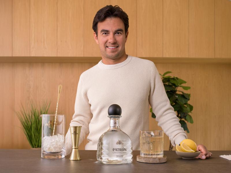 Checo Perez tequila Patrón