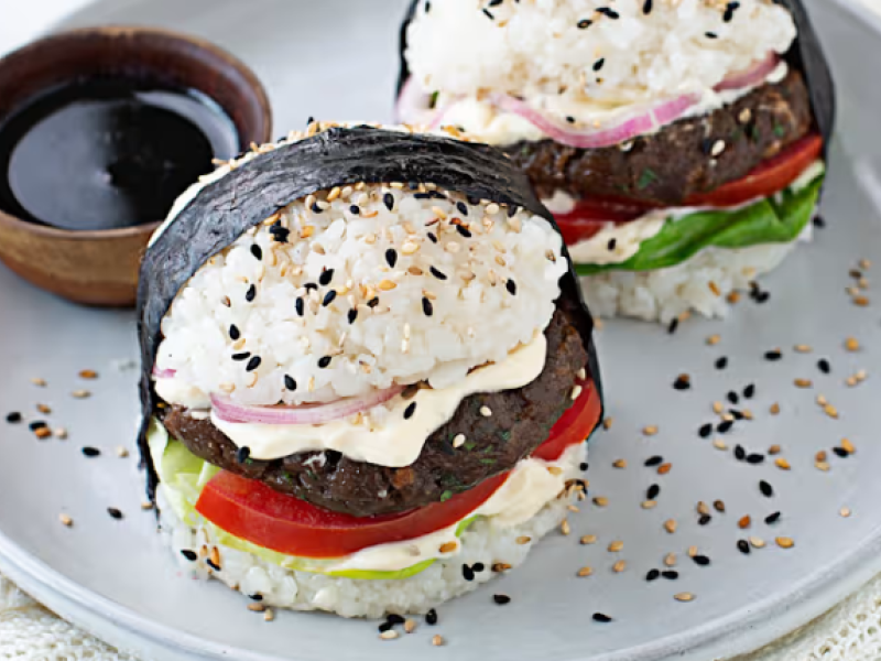 Hamburguesa de sushi