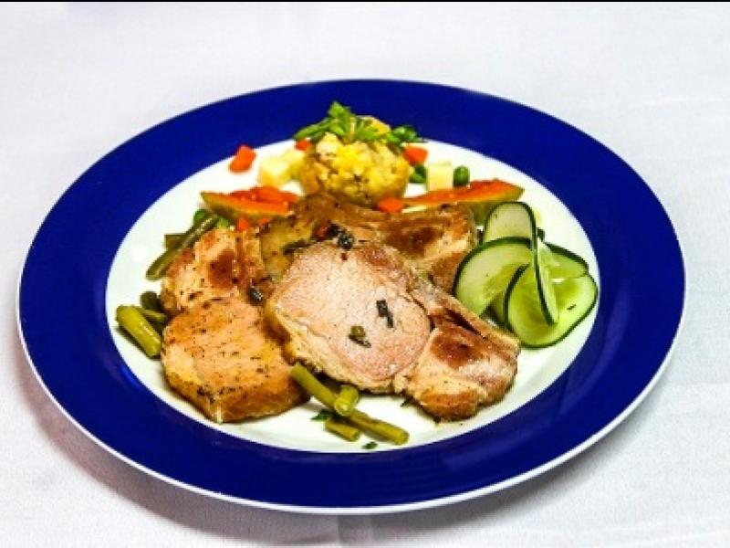 Recetas de la cocina regional santiaguera: Lomo ahumado con Jengibre 